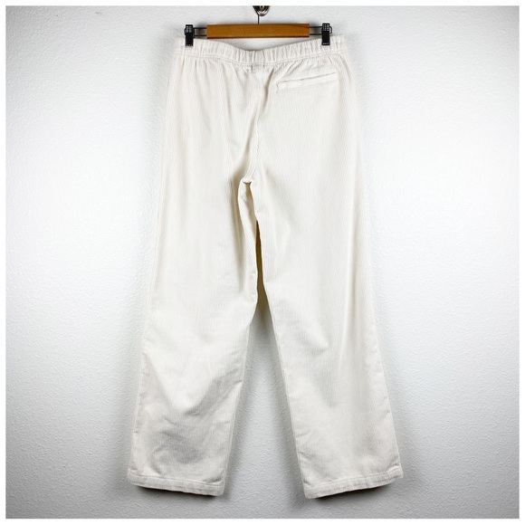 Aritzia Tna Carlaw White‎ Corduroy Pants Size Medium - Picture 3 of 9